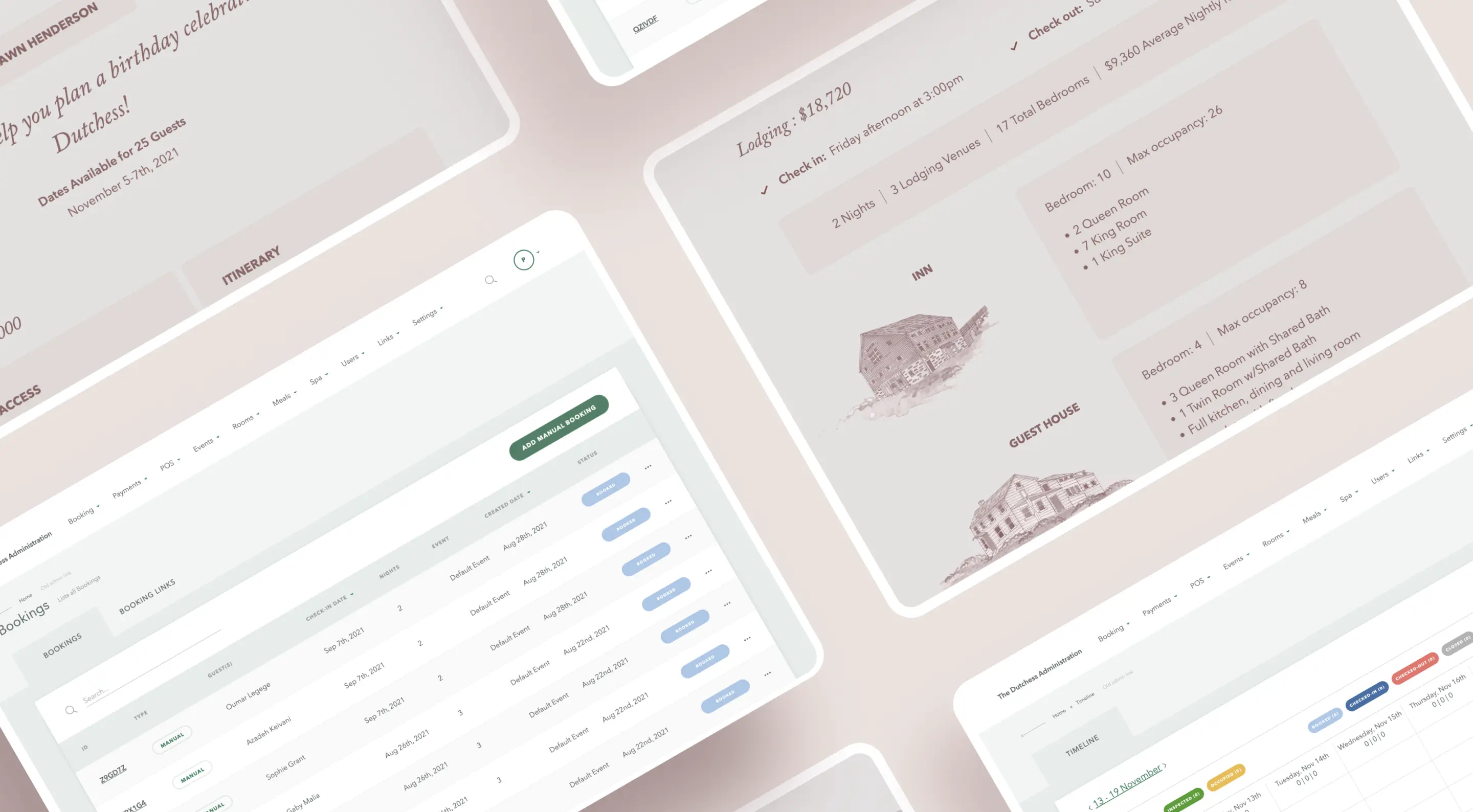 richr application reviews, landing page ui snapshots